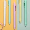 thumbnail image 6 of Meiiso Macaron Retractable Gel Pen, White, for Black Paper Writing Drawing Journaling Note Taking sch○○l Home（1pc：1.25ml）, 6 of 9