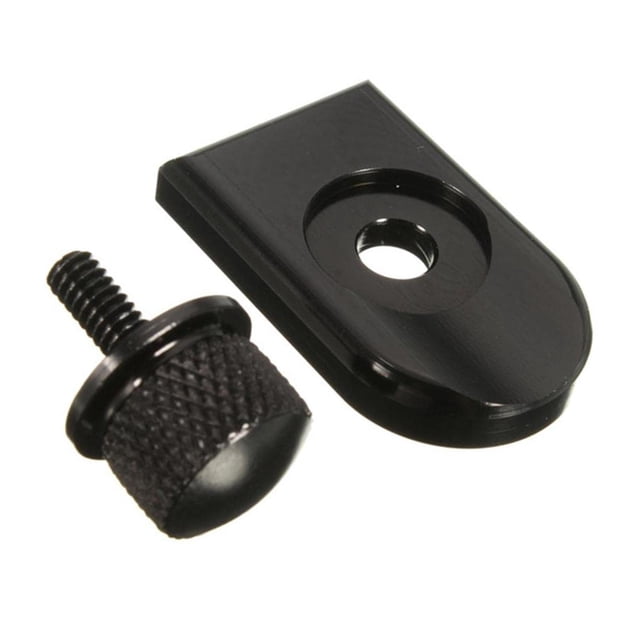 Piezas de modificación de fijación del asiento de la motocicleta, reemplazo directo, fácil y resistente. Negro