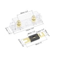 thumbnail image 2 of Uxcell 20A 32 Volt ANL Fuse Holder with Fuse DC and Clear Insulated Cover Metal Clear 2pcs, 2 of 5