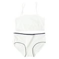 thumbnail image 1 of Girls Two Piece Swimsuits Bikini Set Spaghetti Straps Color Block Teen Girl Swimwear 7-14 Years, 1 of 4