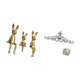 thumbnail image 5 of Escultura Familiar De Conejo Y Centro De Mesa De Metal Con Diseño Floral Para Pared, Ideal Para Escritorio, Mesa, Armario, Estantería, Patio, Porche, Decoración Interior Y Exterior., 5 of 8