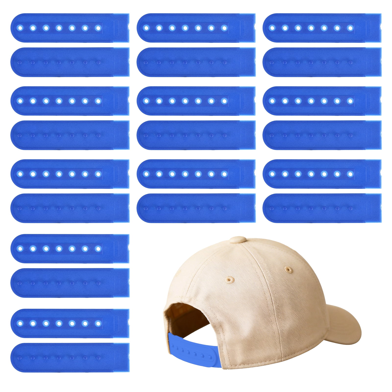 Uxcell Snapback Extender, 11 Set Adjustable Hats Snap Buckle 7
