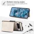 thumbnail image 2 of Allytechgroup Detachable Cards Holder Case for Google Pixel 8 Pro, RFID Blocking 2 In 1 Wallet PU Leather Case with Stand Compatible with Magsafe Shockproof Cover for Google Pixel 8 Pro, White, 2 of 5
