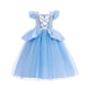 thumbnail image 3 of Disney vestido de princesa Aurora Belle para niñas, disfraz de Rapunzel, ropa de fiesta de cumpleaños para niños, Cosplay de carnaval, Blancanieves, Cenicienta, 3 of 5