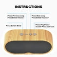 thumbnail image 5 of Pounoo New Bluetooth Speakers, Portable Soundbox True Wireless Stereo for Party, 10W Sound Bass,Portable Wood Bluetooth Speaker Graduation Decorations Class, 5 of 9