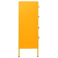 thumbnail image 2 of vidaXL Commode Jaune Moutarde 80x35x101.5 cm Acier, 2 of 5