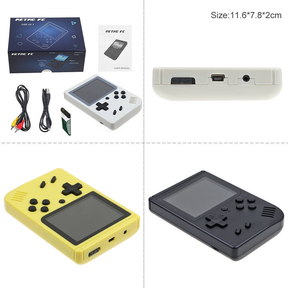 300 in 1 Portable Retro Mini Handheld Game ConsoleYellow Walmart Canada