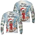 thumbnail image 3 of Merry Christmas Devon Rex Enjoys Catmas Winter Xmas Holiday All Over Print 3D Sweatshirt Unisex Merch Cat Lover Kitten Owner Gifts - 02022, 3 of 6