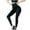 Black, variant on UAMVSH Women's Athletic Legging Seamless Workout High Waist Butt Lifting Yoga Leggings Stretchy Running Tights