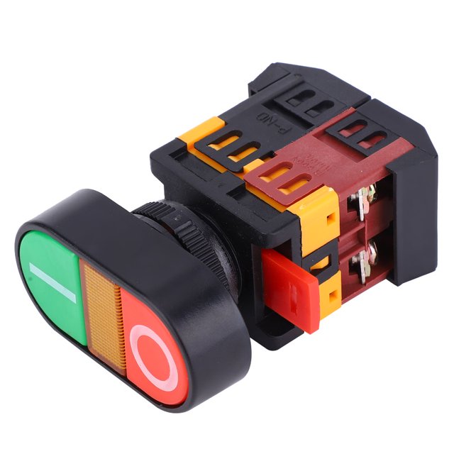 Interruptor con LED APBB-22/25N Interruptor pulsador doble BuyWeek