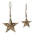 thumbnail image 3 of Punched Metal Star Ornament Set of 12, 3 of 3
