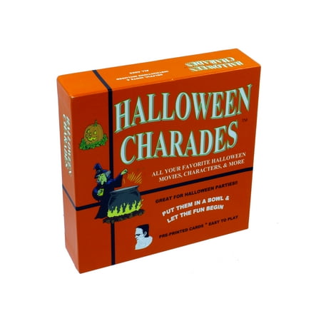 halloween charades the perfect halloween party game this original charades game has characters like