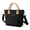 Black, variant on ibiyuan Canvas Tote Bag For Women Women Retro Solid Color Canvas Messenger Bag Fashion Casual One Shoulder Daily Travel Shopping Handbag