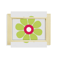 thumbnail image 1 of Green Flower Symmmetry Desktop Decorate Photo Frame Picture Art Painting 5x7 inch, 1 of 3