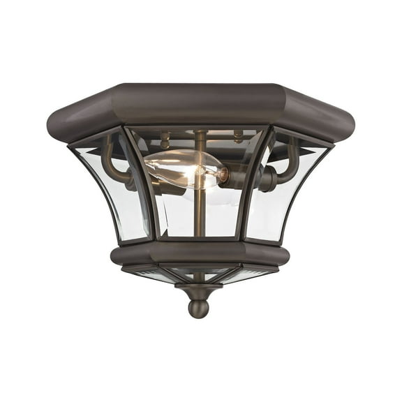 Livex Lighting Monterey Ceiling Mount in Bronze