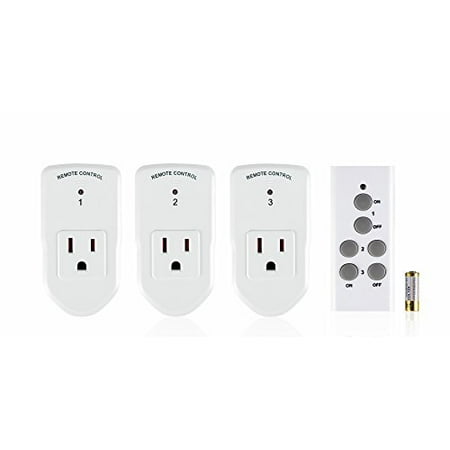 Century Wireless Remote Control Electrical Outlet Switch