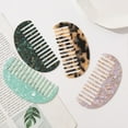 thumbnail image 5 of Wide Tooth Comb Detangling Comb, Pocket Comb and Travel Comb Wide Tooth Combs for Women for Thick Hair, Hair Detangler Comb For Wet and Dry Everyday Care. Handmade, Saw-Cut, and Polished Blue, 5 of 8