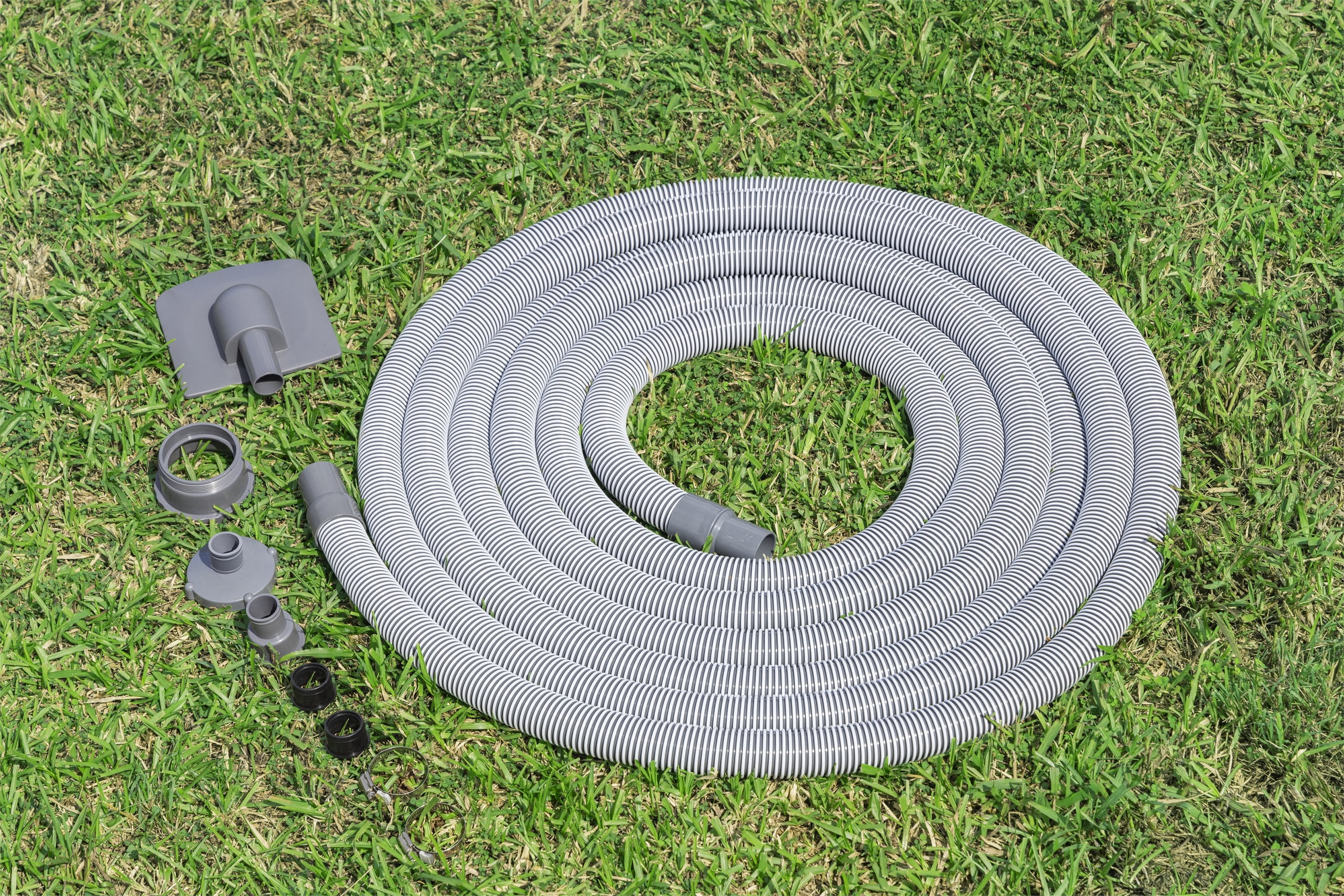 Mainstays 35 ft. Pool Cleaning Hose with Adaptors