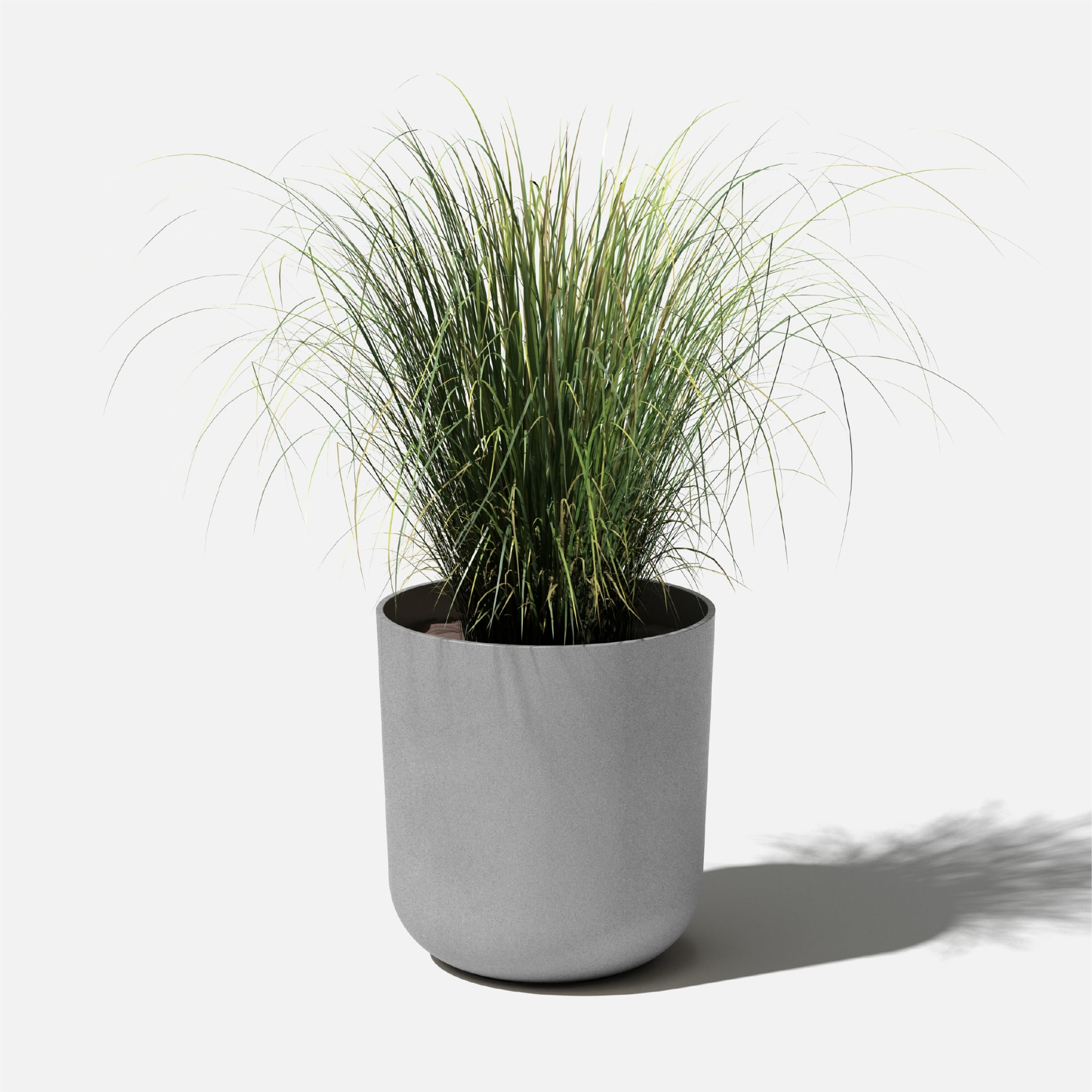 Veradek Mason Series Kona 20" Plastic-Stone Planter - Gray