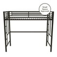 thumbnail image 6 of Your Zone Brittain Twin Metal Loft Bed, Black, 6 of 18