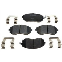 Front Brake Pad Set - Compatible with 2002 - 2012 Subaru Legacy 2003 2004 2005 2006 2007 2008 2009 2010 2011