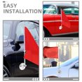 thumbnail image 4 of 2 Pcs Mât de Drapeau de Voiture avec Base à Ventouse Support Universel pour Parade Événements Extérieurs Support de Mât de Drapeau pour Voiture Camion RV, 4 of 9