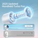 thumbnail image 2 of Ventilador Turbo Portátil con Pantalla Digital, Mini Ventilador Personal Recargable por USB para Viajes y Exteriores., 2 of 5