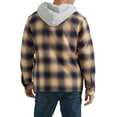 thumbnail image 4 of Wrangler® Men's and Big Men's Heavyweight Hooded Shirt Jacket, Sizes S-5XL, 4 of 6