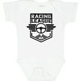 thumbnail image 3 of Inktastic Racing League with Race Car Wheel and Wings Boys or Girls Baby Bodysuit, 3 of 5