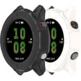 thumbnail image 1 of Compatible For Garmin Forerunner 255 Case Protective Bumper Cover Case For Forerunner 255/forerunner 255 Music Smart Watch Accessories (blackwhiteor, 1 of 5