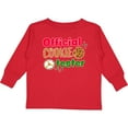 thumbnail image 3 of Inktastic Official Cookie Tester Christmas Cookies Boys or Girls Long Sleeve Toddler T-Shirt, 3 of 5