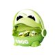 thumbnail image 1 of Ranas saltarinas con cubo, juguete interactivo de rana saltarina para presionar con los dedos para niños pequeños, niñas y niños. Relleno para bolsas Verde, 1 of 8