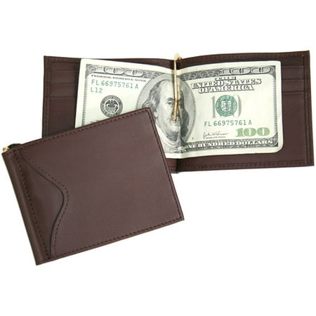 Royce Leather Men's Money Clip Wallet in Genuine Leather