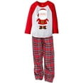 thumbnail image 2 of Viworld Family Christmas Pajamas Matching Sets Christmas Elk Printed Plaid Pattern Sleepwear Christmas Pajamas Nightwear Pajamas PJS Set, 2 of 6