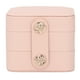 thumbnail image 4 of Joyero, joyero rosa portátil de cuero PU joyero estuche de viaje para joyería valor excepcional Jadeshay A, 4 of 8