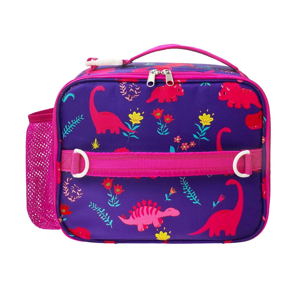 Mesa Dinosaur Lunch Box for Kids - Kids Lunchbox for School, Daycare,  Kindergarten - Insulated Lunch Box for Girls & Boys - With Handle, Shoulder  Strap, Zipper Front Pocket & Side Bottle