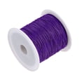 thumbnail image 3 of Hilo de Nylon Unique Bargains Rebordear Anudar Cordón 0,6mm 50 yardas Trenzado Nylon Oscuro púrpura, 3 of 5