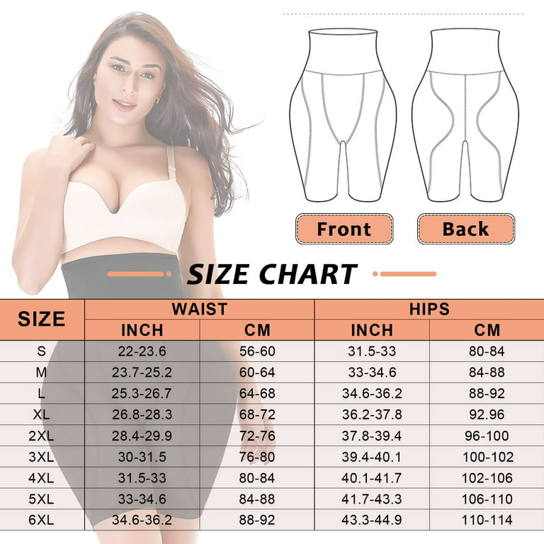 Women Body Shaper Latex Shapewear Butt Lifter Tummy Control Shaper Slimming  Underwear S - 6xl