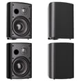 thumbnail image 1 of Altavoces para exteriores Herdio con cable, impermeables, 6.5 pulgadas y 800 W (2 pares), 1 of 7