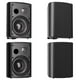 thumbnail image 1 of Altavoces para exteriores Herdio con cable, impermeables, 6.5 pulgadas y 800 W (2 pares), 1 of 7