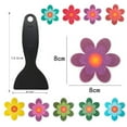 thumbnail image 3 of 10Pcs Colorful Flower Bath Stickers: Safe, Fun & Non-Slip Bathroom Decor!, 3 of 9