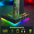 thumbnail image 5 of HS-1 RGB Headphone Stand with USB Hub, Multi-Functional Gaming Headset Holder with Ambient Light for Desk, 5 of 8