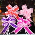 thumbnail image 2 of Cintas de regalo con lazo de tracción, envoltorios de flores para eventos de boda, decoración de cumpleaños, Feliz Año Nuevo, decoración de regalos de Navidad, 10 Uds., 2 of 4