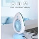 thumbnail image 2 of Usb Rechargeable Mini Portable Handheld Desktop Mist Spray Fan Air Cooler Blue, 2 of 5