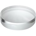 thumbnail image 1 of CiaoHER 2in Thickness 10in Diameter Acrylic Disc Display Block Clear Polished Round Pedestal Stand Riser 10" x 2", 1 Pack, 1 of 5