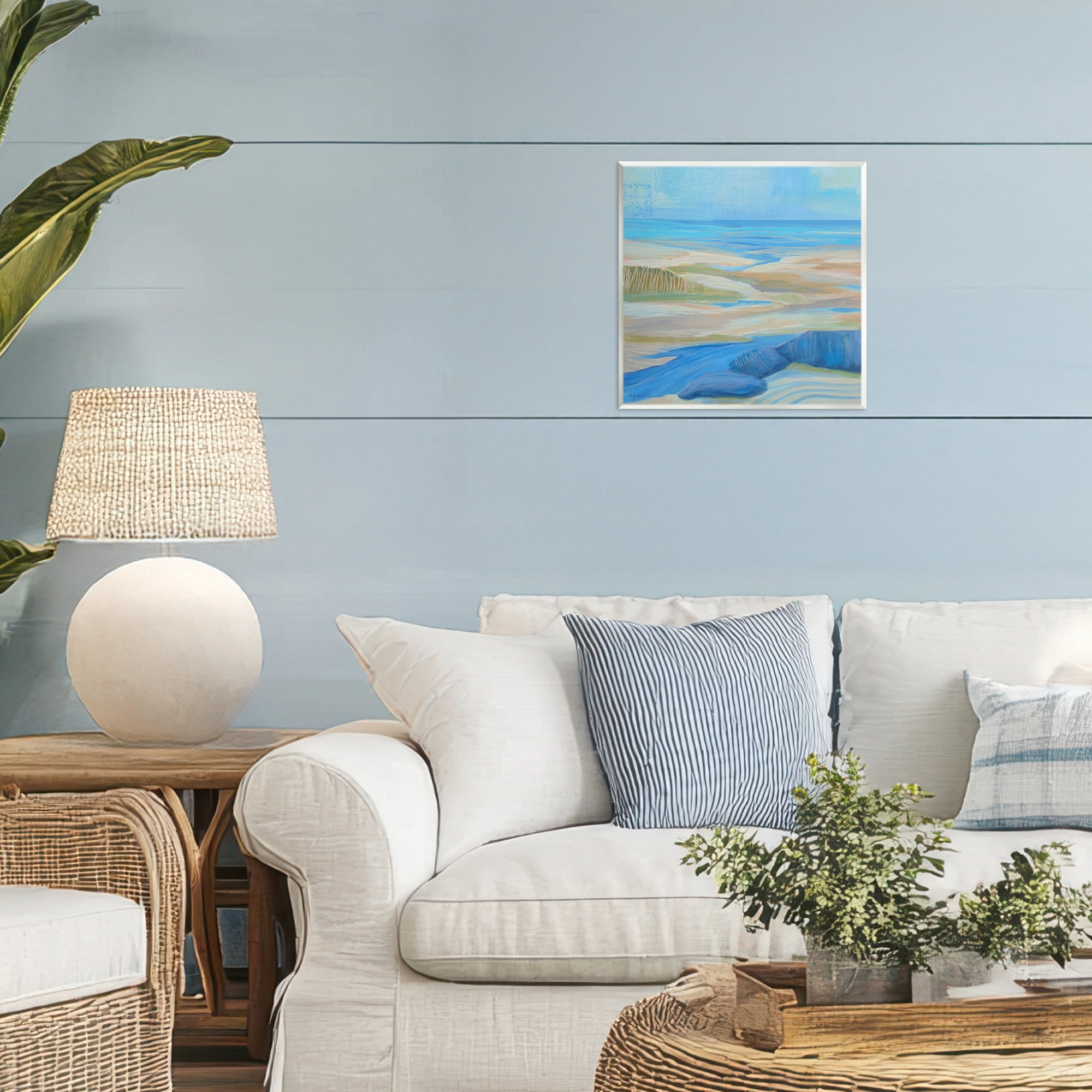 Stupell Industries Low Tide Azure Dunes Wall Plaque Art, design by Lynn Ericson Fine Art