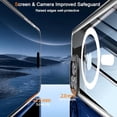 thumbnail image 6 of Magnetic Phone Case  for iPhone 13 Pro Max 6.7 inches with Yellowing Resistant & -Grade Protection [Compatible with Mag-Safe] for Men Wowen，Clear, 6 of 14