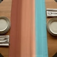 thumbnail image 5 of Table Runners 72 Inches Long Dress Scarves, Blue Brown Ombre Farmhouse Kitchen/Dining Table Runner, Coffee Tablerunners, Modern Abstract Gradient Art 13x72 Inch, 5 of 9