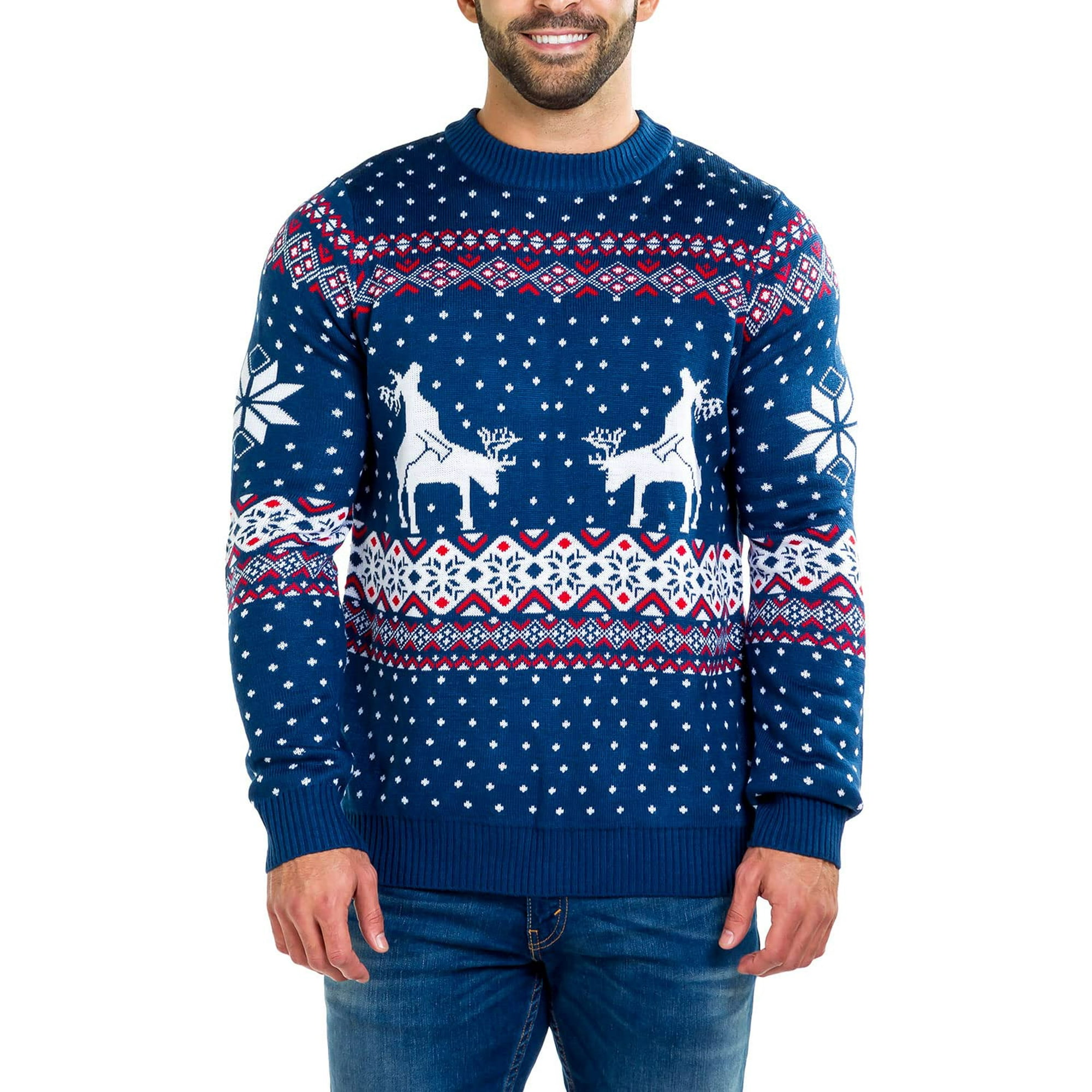 Tipsy Elves Mens Hooded Christmas Sweater Tipsy Elves Jesus