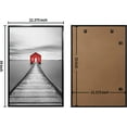22.375 x 34 Poster Frame 3 Pack, Black Picture Frame for Horizontal or ...